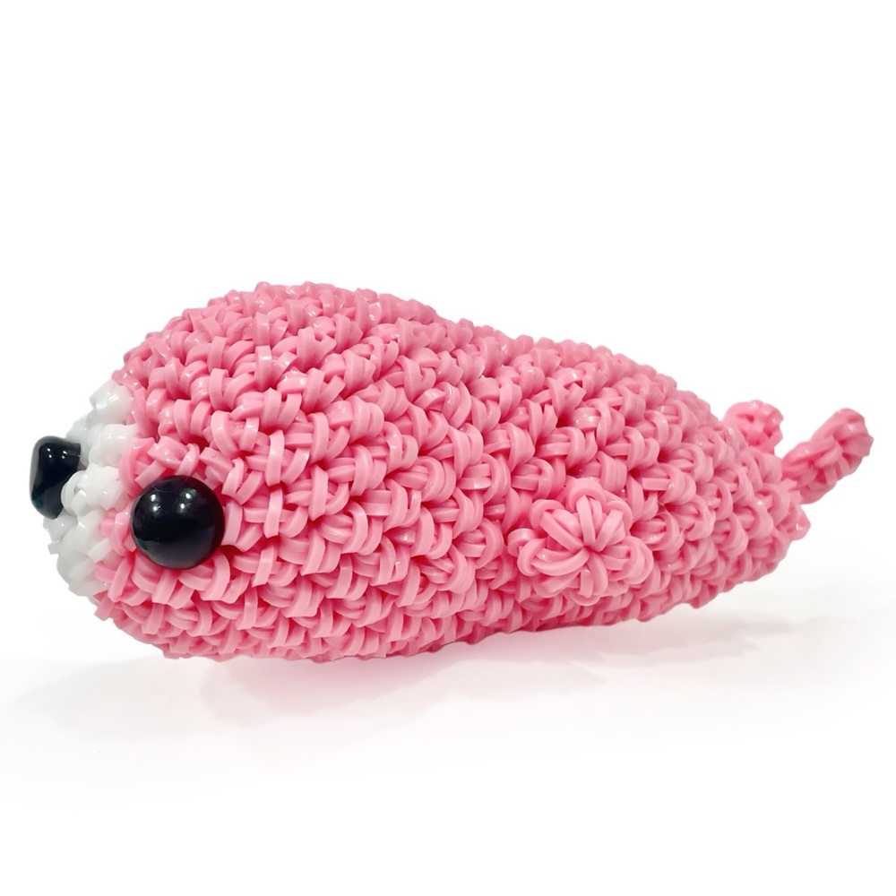 Loomigurumi Kawaii Pink Seal Handmade With Love - Picture 3 of 9